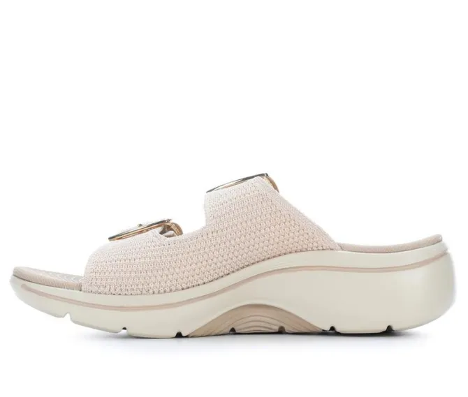 Women's Skechers Go Go Walk Arch Fit 140871 Wedge Sandals