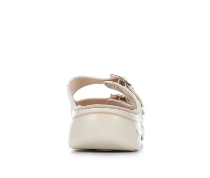 Women's Skechers Go Go Walk Arch Fit 140871 Wedge Sandals