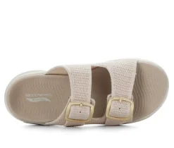 Women's Skechers Go Go Walk Arch Fit 140871 Wedge Sandals