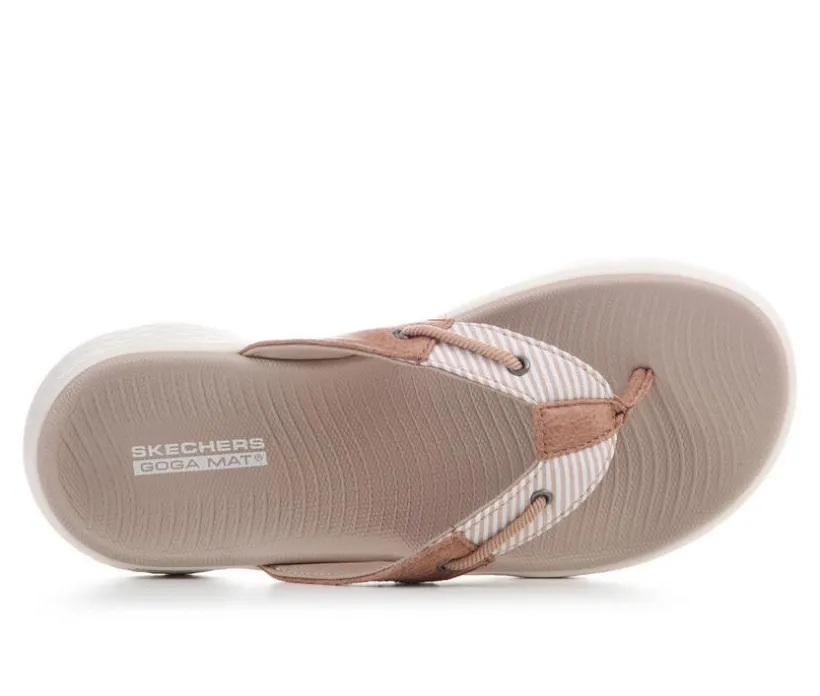 Women's Skechers Go Go Walk Flex Sandal 141525 Flip-Flops