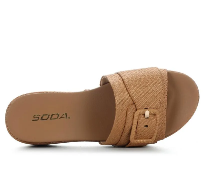 Women's Soda Lulah Wedge Sandals