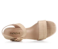 Women's Soda Macey-S Heeled Sandals