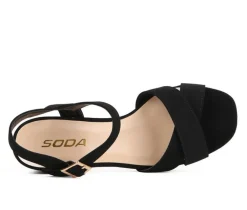 Women's Soda Manner Heeled Sandals