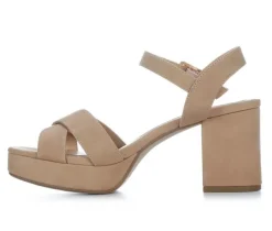 Women's Soda Manner Heeled Sandals