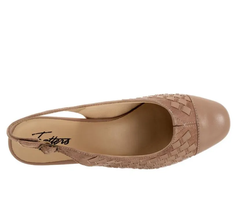 Women's Trotters Dea Woven Slingback Pumps