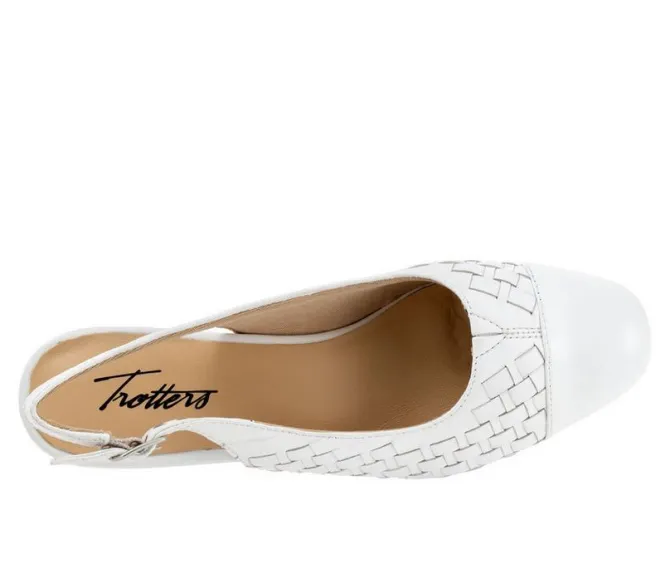 Women's Trotters Dea Woven Slingback Pumps