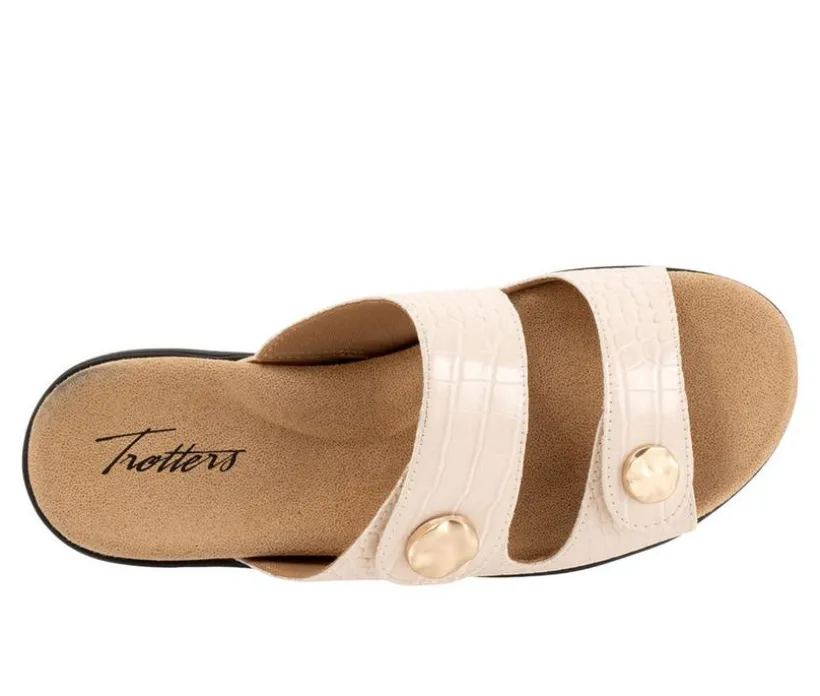 Women's Trotters Ruthie Croco Sandals