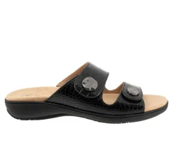 Women's Trotters Ruthie Croco Sandals