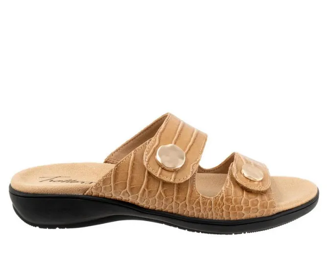 Women's Trotters Ruthie Croco Sandals