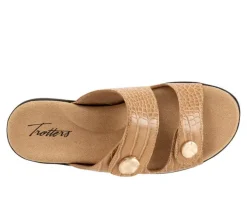 Women's Trotters Ruthie Croco Sandals