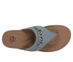 Women's White Mountain Aladdin Flip-Flops