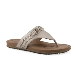 Women's White Mountain Aladdin Flip-Flops
