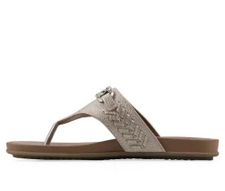 Women's White Mountain Aladdin Flip-Flops