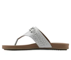 Women's White Mountain Aladdin Flip-Flops
