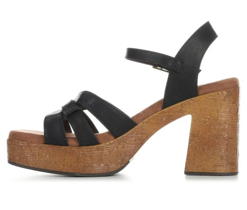 Women's White Mountain Barista Platform Sandals