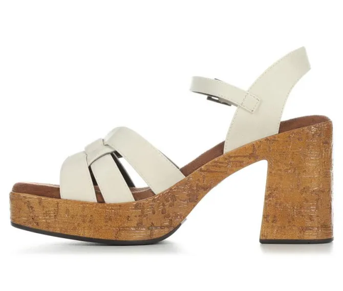 Women's White Mountain Barista Platform Sandals