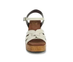 Women's White Mountain Barista Platform Sandals