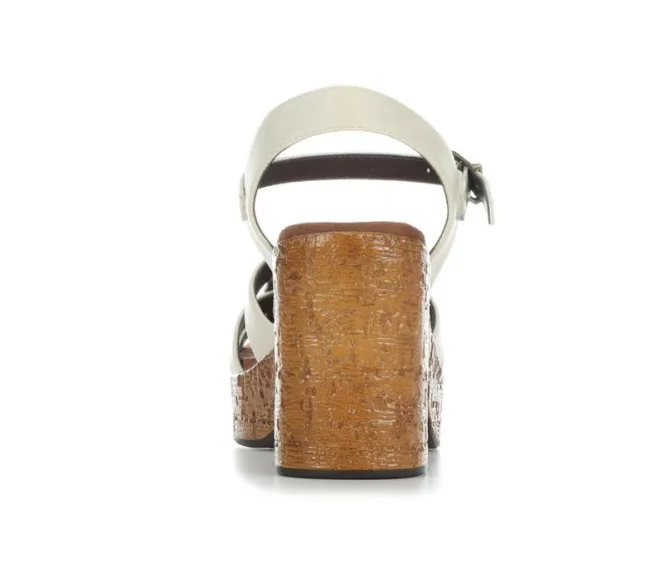 Women's White Mountain Barista Platform Sandals