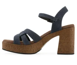 Women's White Mountain Barista Platform Sandals