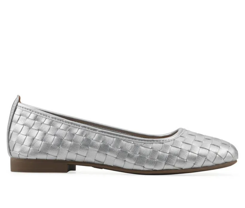 Women's White Mountain Boccie Flats