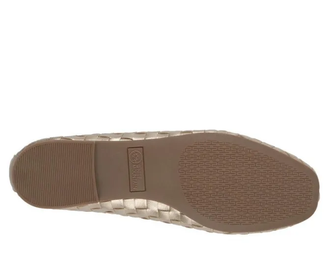 Women's White Mountain Boccie Flats