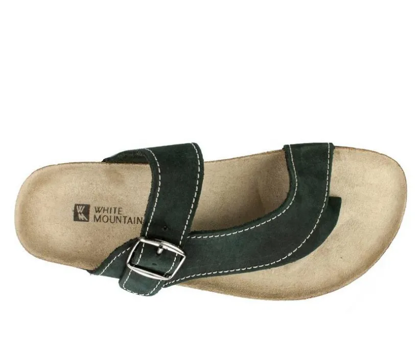 Women's White Mountain Carly Footbed Sandals