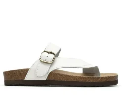 Women's White Mountain Carly Footbed Sandals