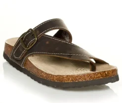 Women's White Mountain Carly Footbed Sandals