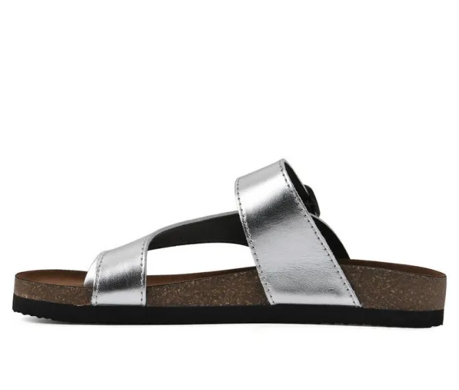 Women's White Mountain Carly Footbed Sandals
