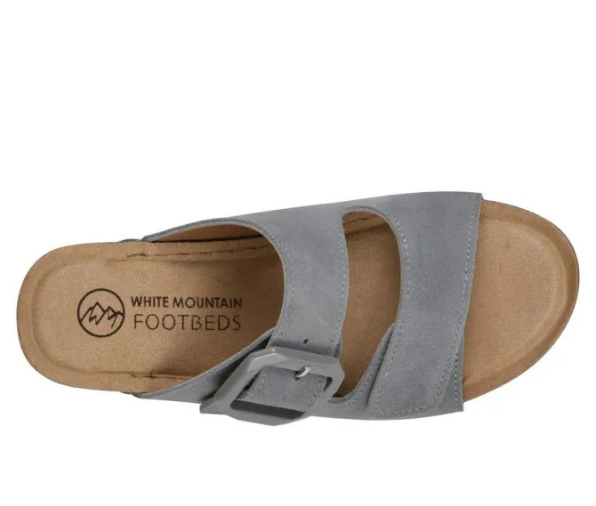 Women's White Mountain Fearful Footbed Sandals