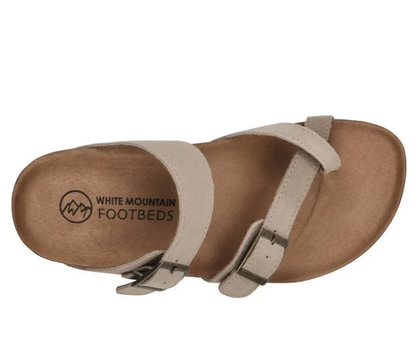 Women's White Mountain Gracie Footbed Sandals