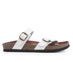 Women's White Mountain Grams Footbed Sandals