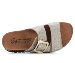 Women's White Mountain Granitas Footbed Sandals