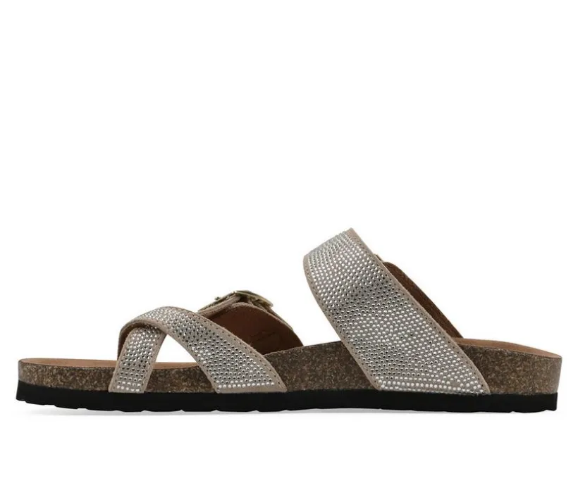Women's White Mountain Grays Footbed Sandals