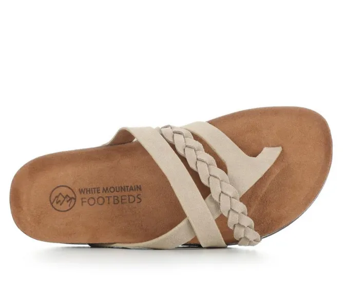 Women's White Mountain Halogen Footbed Sandals
