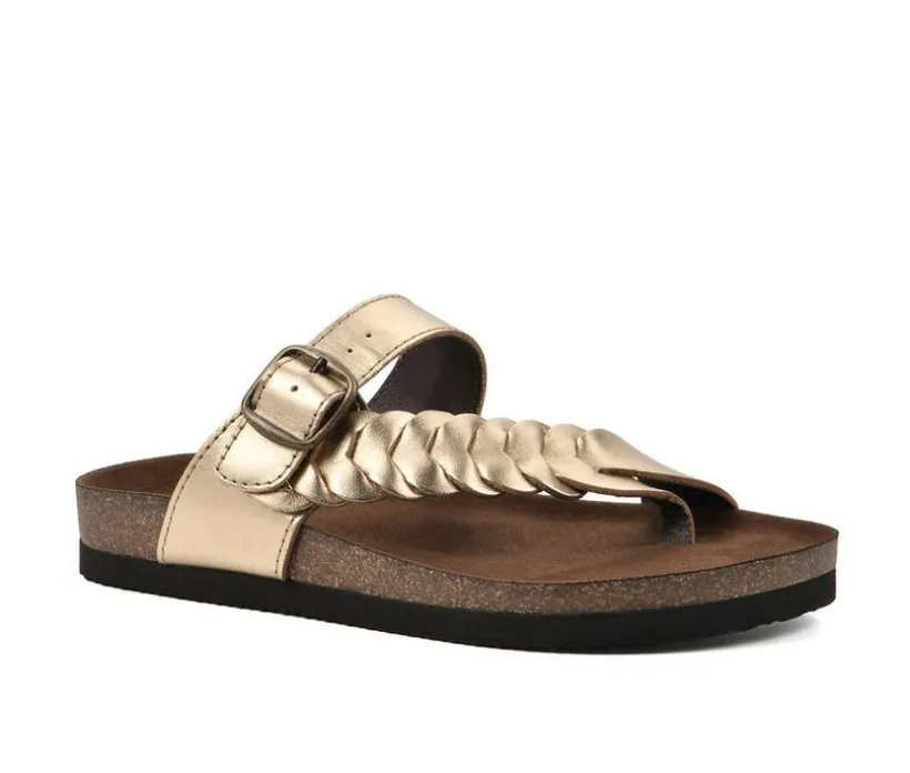 Women's White Mountain Happier Footbed Sandals