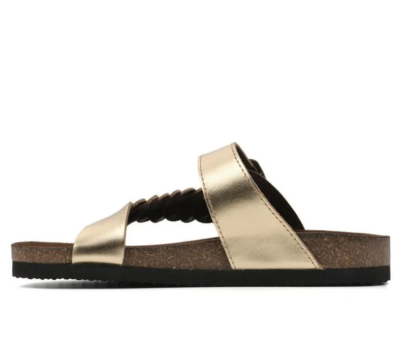 Women's White Mountain Happier Footbed Sandals