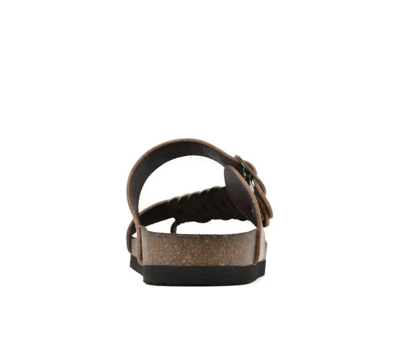 Women's White Mountain Happier Footbed Sandals