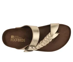 Women's White Mountain Happier Footbed Sandals