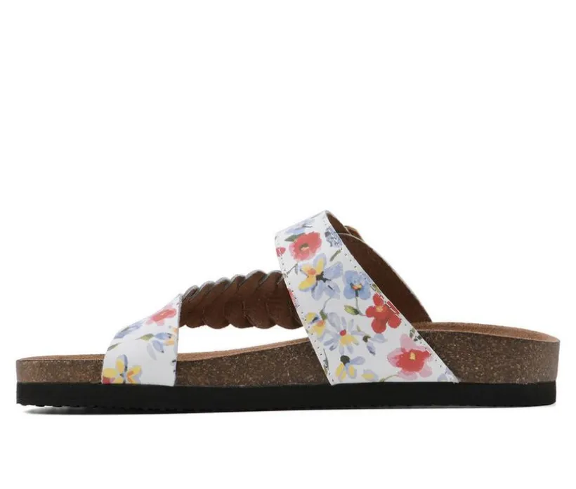 Women's White Mountain Happier Footbed Sandals