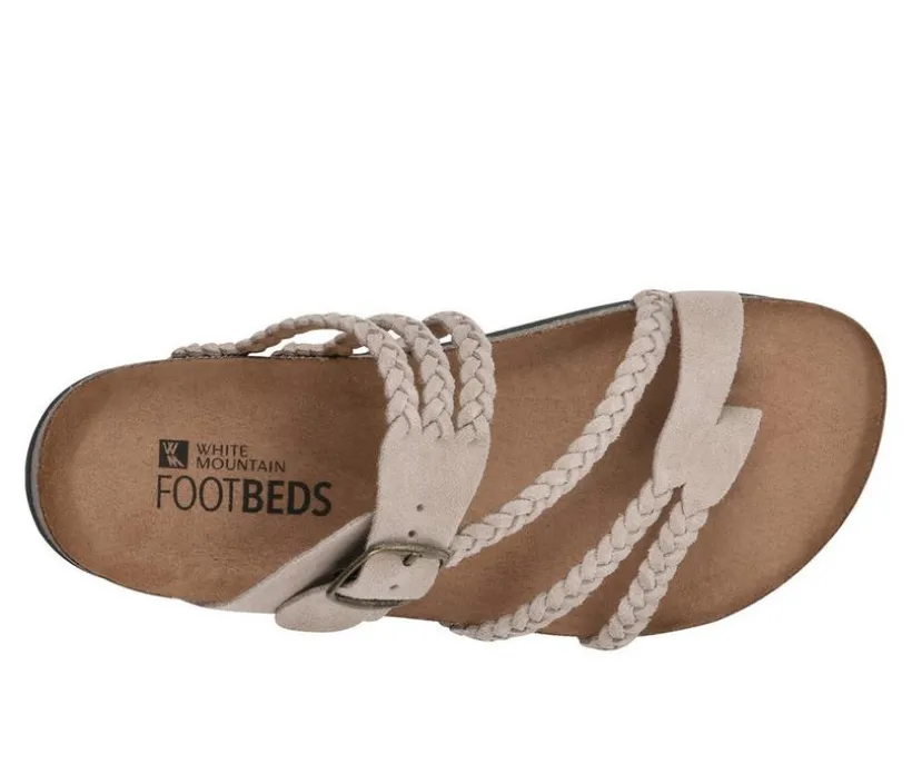 Women's White Mountain Hayleigh Footbed Sandals