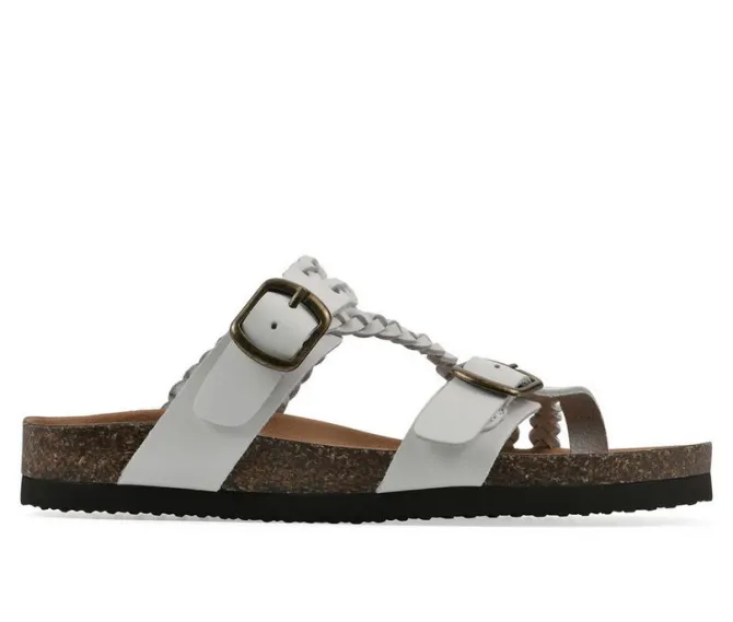 Women's White Mountain Haziest Footbed Sandals