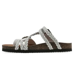 Women's White Mountain Haziest Footbed Sandals