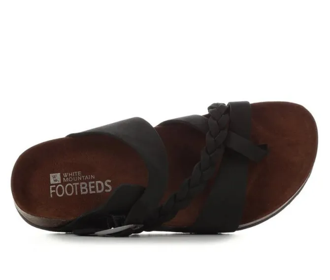Women's White Mountain Hazy Footbed Sandals