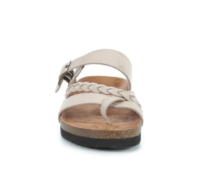 Women's White Mountain Hazy Footbed Sandals