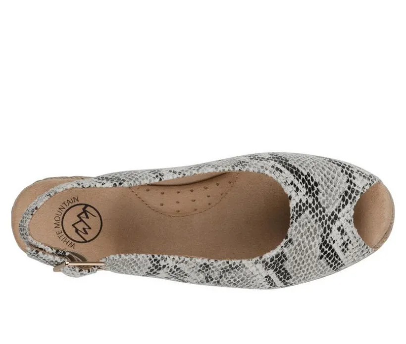 Women's White Mountain Maize Wedges