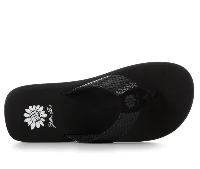 Women's Yellow Box Addyson Flip-Flops