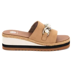 Women's Yellow Box Adelfia Wedge Sandals