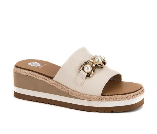 Women's Yellow Box Adelfia Wedge Sandals