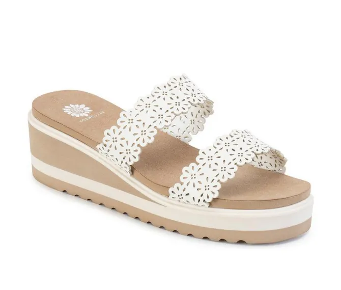 Women's Yellow Box Airy Wedge Sandals
